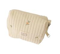 Nudorpn Sac De Rangement Pour Poussette Bébé,Sac Organisateur Accessoire Poussette - Design Scientifique à Compartiments avec Poches Zippées pour Langes, Biberons, Lingettes et Essentiels de Nettoyage