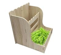 Nudorpn Singe à foin pour lapin, support à foin pour cage à lapin, distributeur de nourriture anti-grignotage pour herbe pour animaux de compagnie de petits animaux tels que hamster et chinchilla