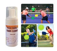 Nudorpn Spray Nettoyant pour Raquettes - 100ml Agent De Nettoyage en Mousse - Nettoyant Saleté Paddle | pour Le Soin L'Entretien Le Lavage La Saleté l'huile Le Sable La Poussière Et La Crasse