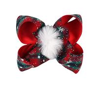 Nœuds à cheveux de Noël pour pinces à nœuds de Noël pour tout-petits accessoires de cheveux de bébé Nouvelle première casquette pour homme (A, taille unique)