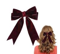 Nœuds à cheveux en velours, barrettes esthétiques, pinces mignonnes de taille moyenne pour filles, adolescentes, tissu doux, accessoires élégants, accessoire pour cheveux pour, sœurs