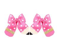 Nœuds à crayons pour filles | 2 pinces à crayons à pois | Pinces à cheveux pour le premier jour d'école maternelle 1re 2e 3e 4e 5e année étudiants accessoires cheveux