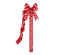 Nœuds d'armoire de cuisine, romantiques en forme de cœur rouge et blanc de 25 cm - Décoration d'armoire de Saint-Valentin | Pour , , ferme, chambre à coucher, salle de bain, maison