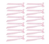 Nœuds de Chandelier Décoratifs, Grandes Coquettes Auto-adhésives, Décorations pour Centres de Table de Fête de Mariage, 12 Pièces (Rose Clair)