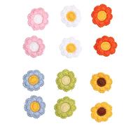 Nœuds de Cheveux en Forme de Fleur pour Animaux de Compagnie, 24 Pièces, avec Bandes en Caoutchouc, Couvre-Chef Mignon et élégant pour Petits, Moyens et Grands Animaux de Compagnie