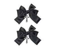 Nœuds De Cheveux En Ruban Avec Pendentif Croisé Épingle À Pour Femmes Barrettes Porte-queue Cheval Filles Outil Coiffure Pince À Avec Nœud Papillon Fille