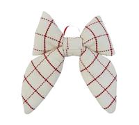 Nœuds De Guirlande - 15,51 X 12,01 Pouces, Nœuds D'arbre De Noël - Décoration D'arbre De Noël, Ornements De Ruban De Nël Vintage | Pour Arbre Maison Fête Porte D'entrée Couronne Vacances Guirlande Ma