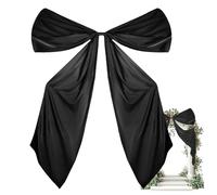 Nœuds de mariage extra larges - 300 x 74 cm - Décoration de mariage | Nœud géant en satin, décoration murale pour Noël, anniversaire, mur, porte, fenêtre