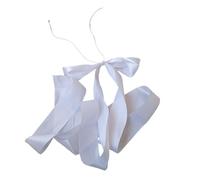Nœuds décoratifs pour événements, mariage, mariage, allée, église, fêtes d'anniversaire, fêtes prénatales, événements, emballage cadeau polyvalent, blanc