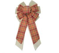 Nœuds en ruban de velours pour décorations de sapin de Noël, artisanat rustique, cadeau artisanal, nœuds torsadés pour Noël, maison, clôture, escaliers, balustrade, cheminée, intérieur et extérieur