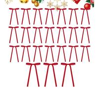 Nœuds en velours pour sapin de Noël | Couronne vintage de 12,7 x 17,8 cm - Décoration d'arbre pour Noël, mariage, escalier, porte d'entrée, filles et femmes
