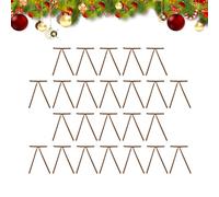 Nœuds en velours pour sapin de Noël, décorations de Noël, ruban rustique pour la maison, l'extérieur, l'intérieur
