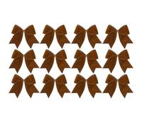 Nœuds en velours pour sapin de Noël, décorations rétro de 15 cm | 12 décorations de Noël en velours | Pour couronne festive, boîte d'emballage à faire soi-même, sac de fête, à la maison