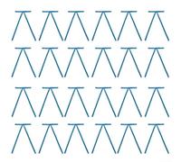 Nœuds Noël pour velours Luxueux 24pcs pour Couronne pour porte(blue) | 24 incluses, vin profond, texture luxueuse, pour facile à nouer, pour décor cohérent