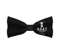 Nœuds papillon classiques GOAT pour hommes, le plus grand de tous les temps, réglables, pré-noués, formels, d'affaires, de mariage
