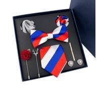Nœuds papillon Homme Tricolore Jacquard Elégant - INSFITY - Avec Coffret Cadeau - Occasions formelles