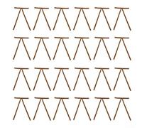 Nœuds Papillon pour velours Luxueux 24 pcs pour Couronne Nœuds(dark coffee) | Texture luxueuse, finition lisse, touche d'élégance, pour décor festif chaleureux, intérieur accueillant