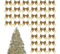 Nœuds pour arbres festifs : ensemble de décoration de 36 pièces, mot coration de Noël, taille polyvalente, détail de matériau en tissu, accessoires, catégorie, caractéristique intérieure et