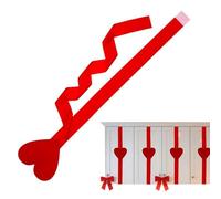 Nœuds pour armoires - Polyester 105 cm | Décoration de cabinet de Noël pour la Saint-Valentin, ruban de porte en forme de cœur | Salon Cuisine Célébration saisonnière Utilisation de réunions festives