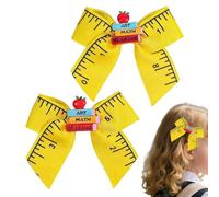 Nœuds Pour Cheveux 2 Pièces Barrettes Rentrée Scolaire Mignonnes Drôles