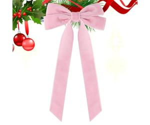 Nœuds pour cheveux, accessoires de style ruban de Noël, pendentifs pour sapin de vacances - pour Nouvel An, mariage, vacances, rendez-vous galant, chambre à coucher, porte, fenêtre, salon, cheminée