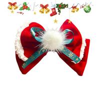 Nœuds pour cheveux, barrette à cheveux | Jolie pince à cheveux pour Peo, pinces à cheveux rouges pour fêtes de Noël, fêtes à thème, fêtes d'anniversaire