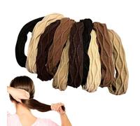 Nœuds pour cheveux pour sans dommage, nœuds pour les cheveux pour filles - Corde à cheveux haute élasticité, 10 pièces, serre-tête doux, accessoires pour cheveux épais, cravate pour cheveux