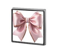 Nœuds rose pastel soyeux avec rubans unisexes broches et épingles carrés légers pour vêtements, châle, chapeau