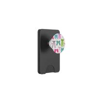 Nœuds roses et verts pour l'été - Noeuds lumineux - Rose PopSockets PopWallet pour MagSafe