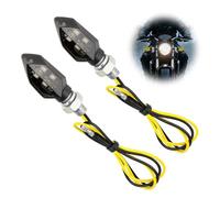 NUDVMUCH 2PC Mini Clignotant LED Adapté Aux Motos 12V, Indicateurs de Moto LED, Mini Indicateurs pour Moto, Étanches, Universels pour Mot, Voitures à Pédales, Cruiser, Off-Road