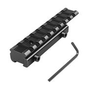 NUDVMUCH Queue d'aronde vers Adaptateur de Rail Picatinny Adaptateur de Rail de 11 mm à 20 mm Rail, Tactical Rope Rail Base pour Rai