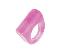 NUEAYMS Bagues géométriques multicolores élégantes en résine, accessoire idéal pour toutes les occasions pour homme et femme, One Size, Comme décrit, Produit conforme à la description.
