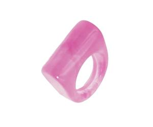 NUEAYMS Bagues géométriques multicolores élégantes en résine, accessoire idéal pour toutes les occasions pour homme et femme, One Size, Comme décrit, Produit conforme à la description.