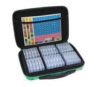 NUEAYMS Bead Art Étui de rangement avec récipients de rangement amovibles | 32 compartiments de rangement séparés, récipients transparents pour couleur par couleur