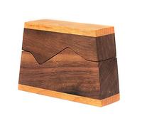 NUEAYMS Boîte à bijoux en bois pour mariage, boucles d'oreilles, bagues, bijoux pour femmes, emballage cadeau pour demande en mariage, fiançailles