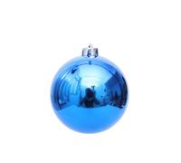NUEAYMS Boule de Noël réfléchissante, 15 cm, bleu