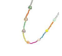 NUEAYMS Collier à breloques en forme d'étoile multicolore - Bracelet de perles élégant - Cadeau d'anniversaire pour elle, necklace, comme décrit, Comme décrit