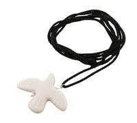 NUEAYMS Collier blanc avec colombes de la paix - Bijou unique pour étudiant - Longue chaîne pour femme à la recherche de bijoux uniques et significatifs - Accessoires de voyage, taille unique, Comme