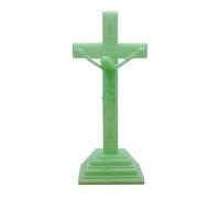 NUEAYMS Croix catholique crucifix missionnaire statue femme homme religieux pour résine croix missionnaire statue lueur pour femmes hommes religieux pour verre