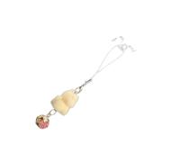 NUEAYMS Élégant support en forme de chat floqué pour téléphone portable pour sangle de téléphone à la mode porte-clés accessoire, a, taille unique