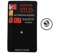 NUEAYMS Faux anneaux de nez magnétiques - Boucles d'oreilles non percées - Boucles d'oreilles - Piercing d'oreille - Piercing de lèvre - Pour femme et homme - En acier inoxydable