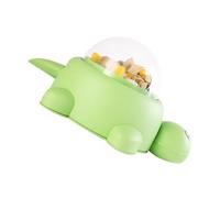 NUEAYMS Gamelle interactive pour animal de compagnie avec distributeur de friandises rotatif, design anti-fuite pour réduire la consommation rapide et soulager l'ennui