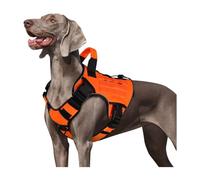 NUEAYMS Harnais anti-évasion pour chien de grande race, rembourrage, sangle de poitrine réglable réfléchissante, équipement de promenade pour animaux de compagnie pour activités de plein air, harnais
