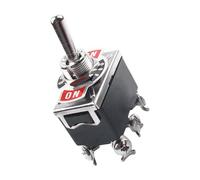 NUEAYMS Interrupteurs à bascule Marche/Arrêt, 2/3/4/6 broches, étanche, 250 V, 15 A