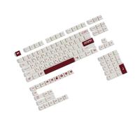 NUEAYMS Kit complet de 125 touches avec sacrifice de sang PBT individuel Thèmes Capuchons de touches par sublimation de couleur pour 61/64/75/98/104/108 touches PBT