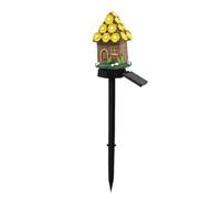 NUEAYMS Lampe solaire de jardin étanche en forme de champignon Jaune