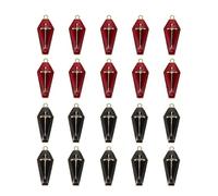 NUEAYMS Lot de 20 boucles d'oreilles pendantes d'Halloween en forme de croix, crucifix, cercueil, bijoux antiques, vintage, pendentifs rétro pour fête de vacances pour homme et femme