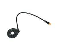 NUEAYMS Micro d'assistance de vélo électrique à 12 aimants, unité de remplacement de manivelle gauche avec faisceau de 200 mm connecteur scellé pour la réponse de la pédale, l'entretien de la pédale