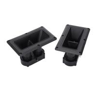 NUEAYMS Paire de Klaxons de Tweeter piézo, 2 pièces de Remplacement de d ' Armoire rectangulaire avec languettes de borne arrière, pour l ' PA et la réparation d ' armoires