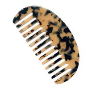 NUEAYMS Peigne à dents larges en acétate de léopard marbré pour femmes et filles Brosse à cheveux démêlante antistatique